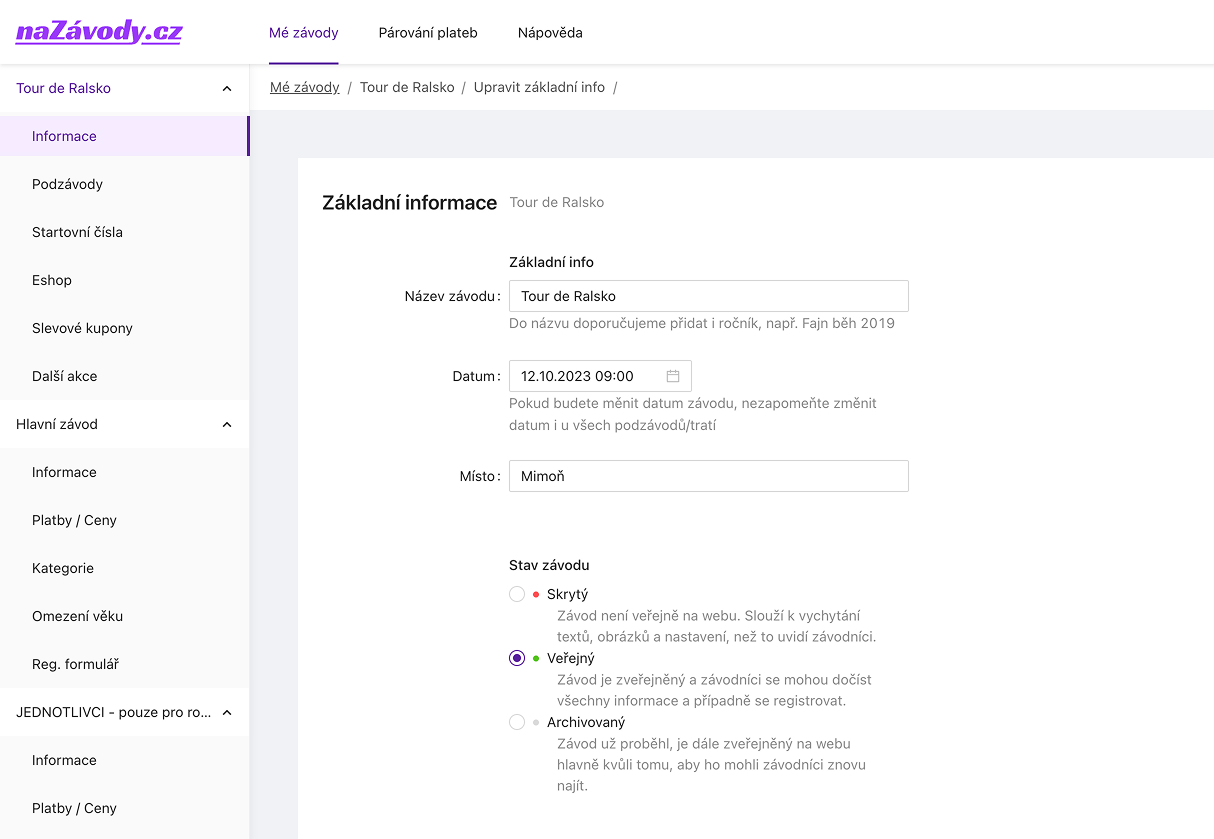 Administrační prostředí